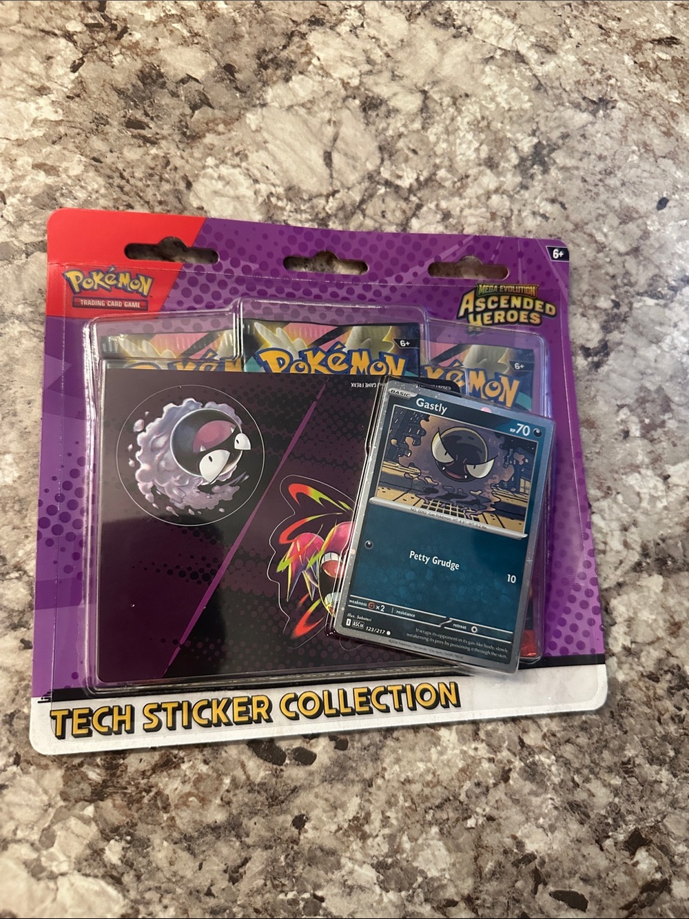 Tech Sticker Collection - Purple Gastly Pack